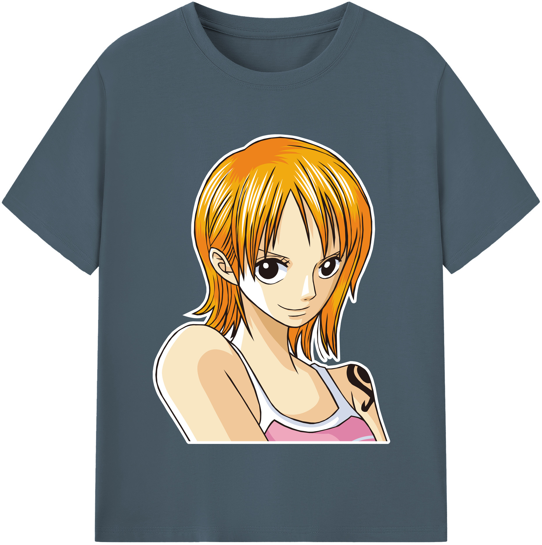 ワンピース ナミ ONE PIECE Nami 綿100％半袖Tシャツ（フロントプリント）